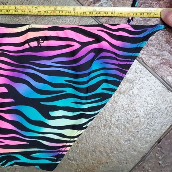 OP SWIM rainbow bikini bottom for summer. - Picture 3 of 5